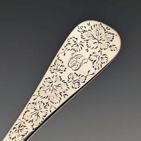 約 1895 年英國古董純銀奶油刀 48 克 Wakely&Wheeler